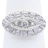 Vintage 14K Yellow Gold 0.17 TCW Diamond Band Ring Size 6