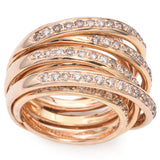 Mattioli Italy Tibet 18K Rose Gold 2.39 TCW Diamond Ring