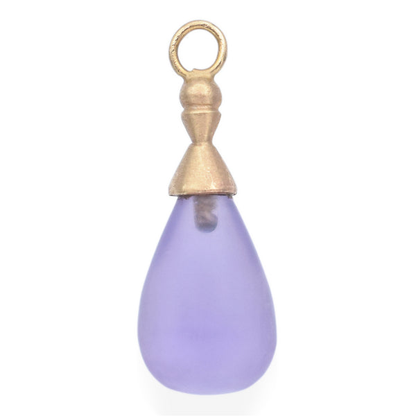 Zolotas 14K Yellow Gold Amethyst Pear Pendant with Box