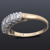 Vintage 14K Yellow Gold 0.50 TCW Diamond Band Ring Size 7.5