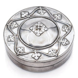 Liberty and Co. Birmingham Sterling Silver Round Trinket Jewelry Box