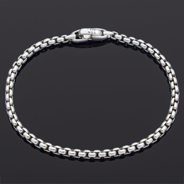 David Yurman Sterling Silver 3.6 mm Box Chain