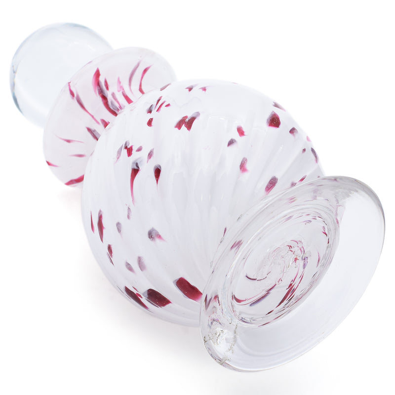 Designer Murano Art Glass Perfume Bottle Decanter with Stopper