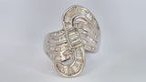 Vintage 18k White Gold 1.79tcw Diamond Ring