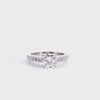 Estate 14k White Gold 0.94ct Diamond Engagement Ring
