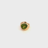 Pasdera 14K Yellow Gold 4.87 Ct Peridot Band Ring Size 6.5