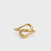 Tiffany & Co. 18K Yellow Gold Elsa Peretti Open Wave Ring