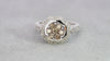 EFFY 14k White Gold 0.95tcw Colored Diamond Cluster Ring