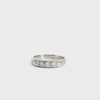 Antique Platinum 0.13 TCW Diamond Wedding Band