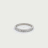 Vintage White Gold 0.24tcw Diamond Semi Eternity Wedding Band Ring