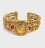 SeidenGang 18K Yellow Gold Tourmaline & Diamond Cameo Tagliamonte Bracelet