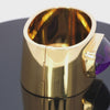 Vintage Tiffany & Co. Paloma Picasso 18k Yellow Gold Amethyst Cuff