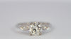 Vintage Platinum 3-Stone 1.11 TCW Diamond Engagement Ring