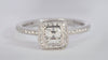Vintage Platinum Ritani Design 1.00tcw Diamond Ring