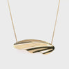Vintage Tiffany & Co. Elsa Peretti 18k Yellow Gold High Tide Pendant Necklace
