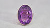 Antique Rose Gold 17ct Amethyst Floral Engraving Ring