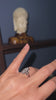 Antique Belais Art Deco 18K White Gold 0.85 TCW Old Euro Diamond Ring Size 6