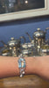 Vintage 14K White Gold 43.70 Ct Aquamarine, Pearl & 1.02 TCW Diamond Bracelet