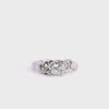 Vintage 14k White Gold 0.61ct Diamond Engagement Ring