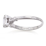 Vintage Prism-Lite 14K White Gold 0.32 Ct Diamond Band Ring Size 6.5 G VS