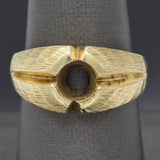 Vintage 18K Yellow Gold 6.25 mm Semi-Mount Band Ring