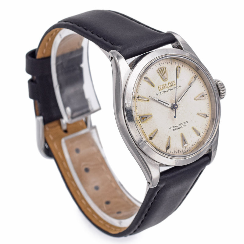 1955 Rolex Oyster Perpetual Bubbleback Automatic Men's Watch 34 mm Ref. 6284