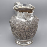 S. Kirk & Sons Sterling Silver Hand-Chased Repousse Water Pitcher