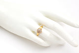 Vintage 14K Yellow Gold 0.39 TCW Diamond Baguette Band Ring