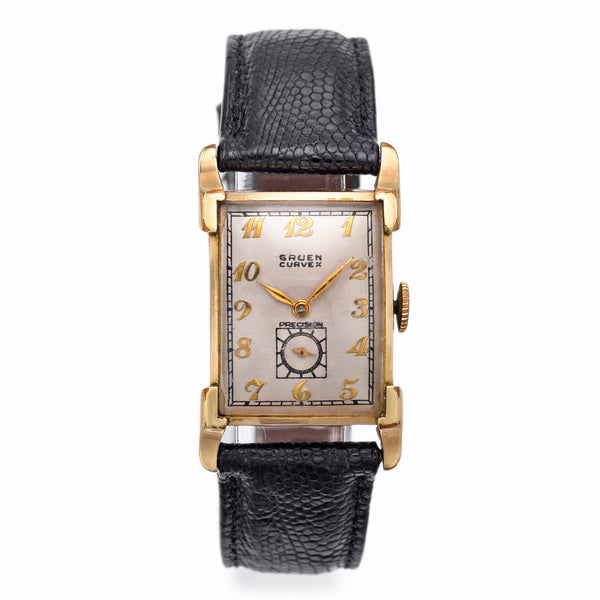 Vintage Gruen Curvex 10K Gold Filled Hand Wind Men's Watch