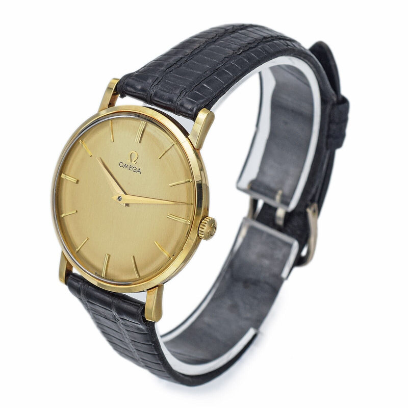 Vintage 1958 Omega 18K Gold Cal. 511 Hand Wind Men's 33 mm Watch Ref. 14371/3