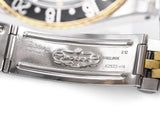 Vintage Rolex GMT Master 14K Gold/SS Automatic Men's Date Watch 40 mm Ref 16753