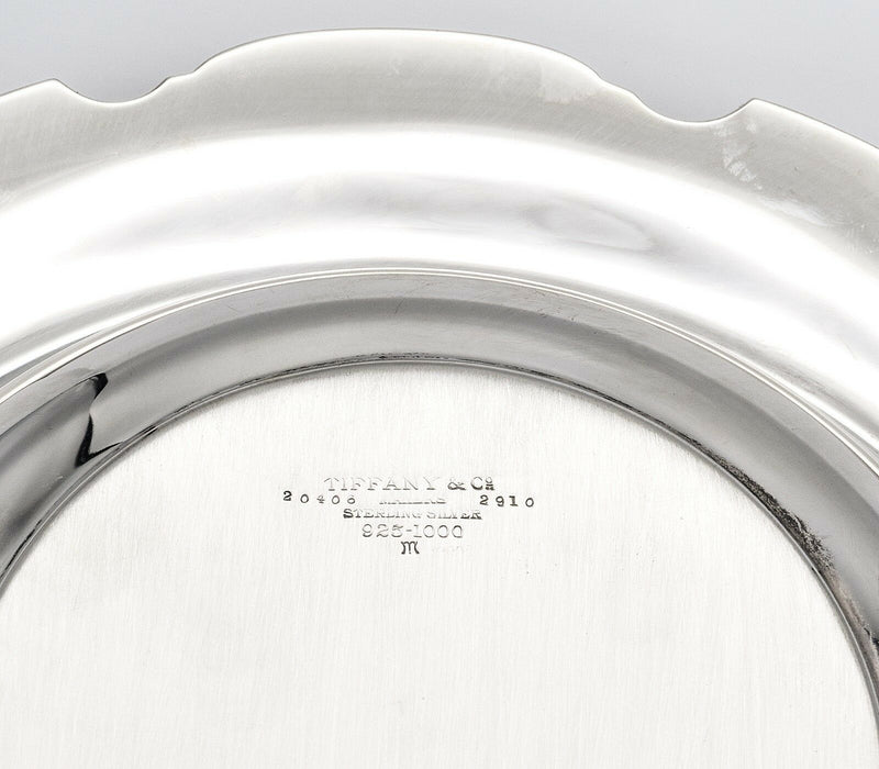 Tiffany & Co Sterling Silver Serving Bowl No Monogram 639.6 Grams 10.75 Inches