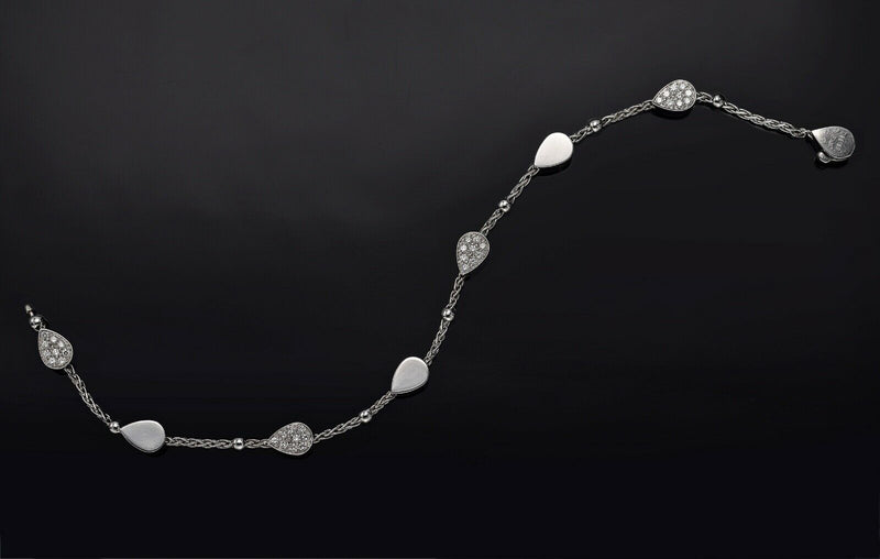 Piaget Lucea 18K White Gold Diamond Bracelet + Box