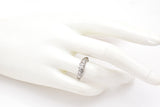 Vintage 14K White Gold 0.39 TCW Diamond Band Ring