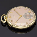 Antique Hamilton 917 Bascine 14K Gold 17 Jewels Pocket Watch + Box 44.5 mm