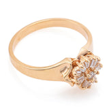 Vintage 14K Yellow Gold 0.39 TCW Diamond Baguette Band Ring