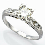 Vintage Platinum Diamond Band Ring