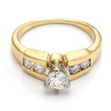 Vintage 14K Yellow Gold 0.74 TCW Diamond Band Ring