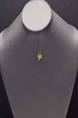 Vintage 14K Yellow Gold Movable Cannon Charm Pendant 1.9 Grams