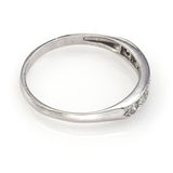 Vintage Platinum 0.42 TCW Diamond Semi-Eternity Band Ring