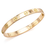CARTIER 18K Yellow Gold Screw Love Bracelet Size 16 + Box, Screwdriver