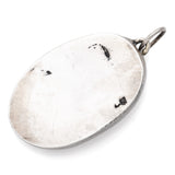 Vintage Henryk Winograd HW 999 Fine Silver Repoussé Woman Primavera Pendant Sm