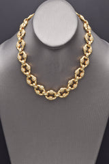 ORO 14K Yellow Gold Chunky Oval Cable Chain Necklace 51.1 Grams 17.5 Inches