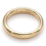 Antique Hartdegen 18K Yellow Gold Band Ring 4 mm