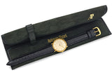 Vintage 1960s Audemars Piguet Geneve 18K Gold Hand Wind Men's Watch + Pouch