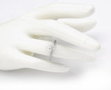 James Allen GIA Certified 14K White Gold 0.42 Carat Diamond Band Ring + Box VVS1