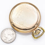 Antique Hamilton 992 21 Jewels Railroad Pocket Watch 10K Gold Filled Case