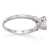 Vintage Prism-Lite 14K White Gold 0.32 Ct Diamond Band Ring Size 6.5 G VS