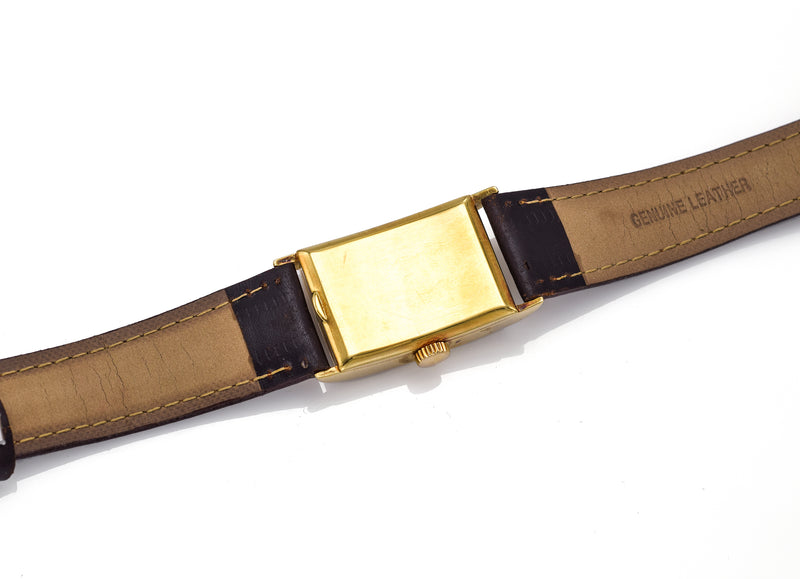 Patek Philippe Geneve 18K Gold Cal 9-90 Hand Wind Mens Watch Ref 1560/1 +Booklet