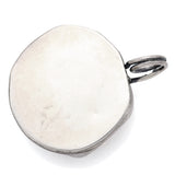 Vintage Henryk Winograd HW 999 Fine Silver Repoussé Woman Flower Pendant 24.5mm